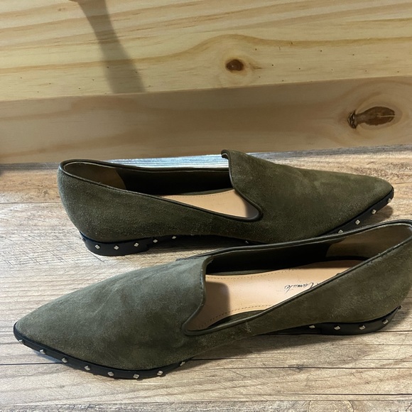 VC - John Camuto Shoes - Limited Edition! VC John Camuto Faelyn Hunter Green Studded Flats